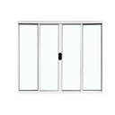 Ver imagem 1 de Janela de Alumínio Abertura Central 4 Folhas Sem Grade 100x200cm branco Allo Esqudrias