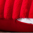 Ver imagem 5 de Kit 2 Capas P/ Almofada em Pelucia Wave Soft - 43x43 Cm Vermelho