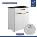 Ver imagem 7 de Balcão de Cozinha 2 Portas 1 Gaveta Girassol Yescasa