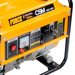 Gerador de Energia CSM GM1200 Portátil 2,5HP 1,2 kVA Monofásico à Gasolina - 220v - 3