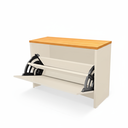 Ver imagem 4 de Sapateira com 1 Porta – Organizador de Calçados para Quarto Off White com Cinamomo