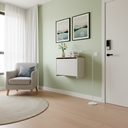 Ver imagem 6 de Sapateira com 1 Porta – Organizador de Calçados para Quarto Off White com Cinamomo