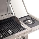 Ver imagem 3 de Churrasqueira a Gas de Carrinho Gourmet 4 Queimadores com 1 Queimador Lateral Inox Mimo Style