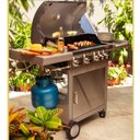 Ver imagem 4 de Churrasqueira a Gas de Carrinho Gourmet 4 Queimadores com 1 Queimador Lateral Inox Mimo Style