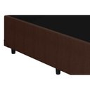 Ver imagem 7 de Cama Box Solteiro: Colchão Molas Ensacadas Anjos MasterPocket New King + Base Courano Brown(88x188
