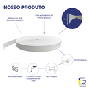 Ver imagem 2 de Moldura Rodameio Eva Autocolante Flexível Orion 5cmx5mm 15 Metros - Branco