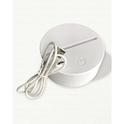 Luminária Luz Led-rgb 3d Stitch - Presente Criativo