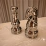Peças de Xadrez Decorativas em Cerâmica Prata - 1