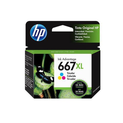 Cartucho de Tinta Hp 667xl 667 3ym80l 3ym80al Deskjet 2776 Color