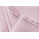 Ver imagem 3 de Cama Casal Queen Madri Bordado 300 Fios Macio Rosa