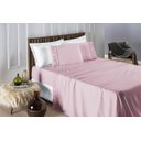 Ver imagem 5 de Cama Casal Queen Madri Bordado 300 Fios Macio Rosa