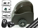Ver imagem 2 de KIT MOTOR PORTÃO DESLIZANTE RCG AL 450Kg 1/4CV COM BASE - 110/127V