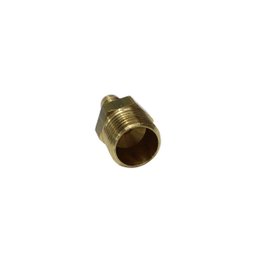 União/niple Bico Mangueira para Gás 1/2 Npt Macho X 3/8 Bm - 3