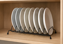 Ver imagem 2 de Suporte Porta Pratos 8 Lugares Organizador de Cozinha Schmit:Preto