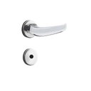 Ver imagem 1 de Fechadura para Porta de Banheiro Cromada 40mm com Roseta MZ920 Standard Papaiz