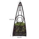 Ver imagem 2 de Cadeira Balanço Suspenso Lua em Fibra Sintética