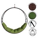 Ver imagem 3 de Cadeira Balanço Suspenso Lua em Fibra Sintética