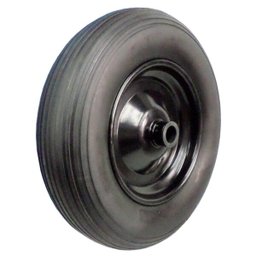 Roda maciça 350x8 PU Super Elástica Anti Furos - 1