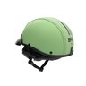 Capacete Coquinho Scooter Moto Elétrica Bike Couro Verde - 3