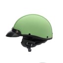 Ver imagem 2 de Capacete Coquinho Scooter Moto Elétrica Bike Couro Verde