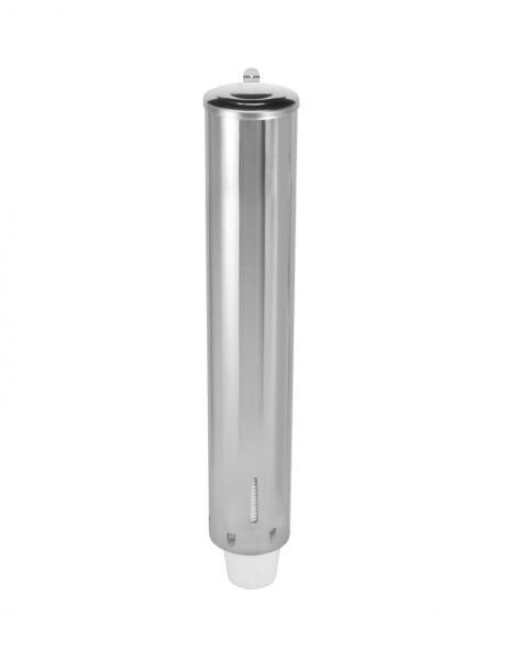 Dispensador em aço inox para copos de água de 180 e 200ml - 1