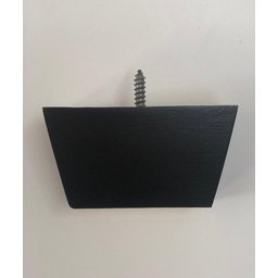 Pé Retangular Madeira Sofás Estofados 6cm - Kit 9un- Celica M A Sorprezo - 6