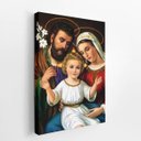 Ver imagem 2 de Quadro Jesus Cristo João e Maria Religião Canvas 60x40cm