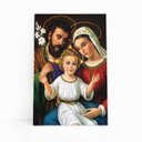 Ver imagem 1 de Quadro Jesus Cristo João e Maria Religião Canvas 60x40cm