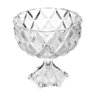 Centro de Mesa de Cristal com Pé Diamond 18 Cm Lyor - 1