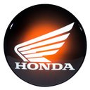 Ver imagem 1 de Luminoso de Parede Honda Moto Retrô Vintage para Bar, Garagem, Churrasqueira, Espaço Gourmet