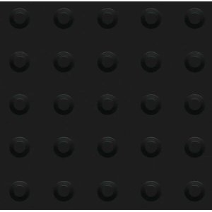 Kit 10 Piso Tátil Alerta em PVC Preto