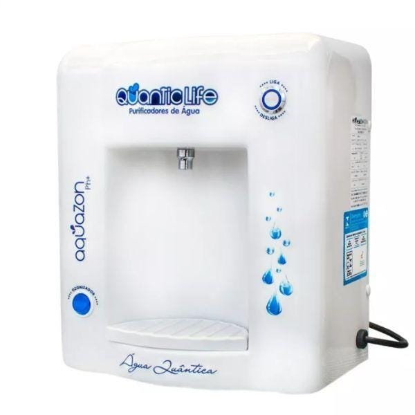 Purificador de Água Alcalina Ionizada Aquazon Ph+ com Ozonizador - Quantic Life 110V