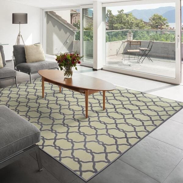 Tapete para Sala Adana Palha 2,00x2,50 São Carlos - 2