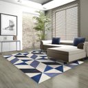 Ver imagem 2 de Tapete para Sala Lyre Azul 1,50x2,00 São Carlos