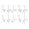 Kit 10 Cadeiras Iron Tolix - Branco - 1