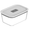 Pote Hermético de Vidro 1,2l Branco ou Fresh Lock para Geladeira Freezer Forno - 1