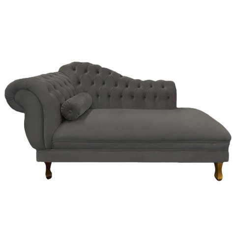 Recamier Barcelona 1,40 Suede Grafite - Dominic Decor