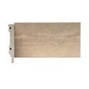 Ver imagem 1 de Rodapé de Poliestireno Travertino Siena 10cm x 15mm Metro Linear Barra 240cm Stone Marrom Graddus