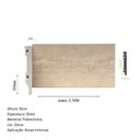 Ver imagem 3 de Rodapé de Poliestireno Travertino Siena 10cm x 15mm Metro Linear Barra 240cm Stone Marrom Graddus