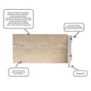 Ver imagem 4 de Rodapé de Poliestireno Travertino Siena 10cm x 15mm Metro Linear Barra 240cm Stone Marrom Graddus