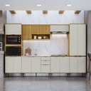 Ver imagem 1 de Cozinha Modulada Compacta 6 Peças Copenhague