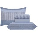 Ver imagem 1 de Jogo de Lençol Cama Box King Kit 4 Peças com Elástico Sonhare Sultan Milão