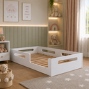 Ver imagem 2 de Cama Infantil Montessori Solteiro com Grade Proteção MDF