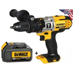 Kit Furadeira Parafusadeira 1/2 20v Impacto Máquina Dcd985b Dewalt + Bateria - 1
