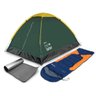 Kit Barraca Camping 2 Pessoas + Saco De Dormir e Isolante Térmico - 1