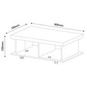 Ver imagem 3 de Mesa de Centro para Sala 90 Cm 4632 Cinamomo Arly