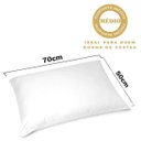 Ver imagem 2 de Travesseiro Soft Médio 50cmx70cm - Altenburg, Cor: Branca, Tamanho: 50x70