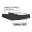 Ver imagem 2 de Cama Box Base c/Auxiliar Universal Especial MH1453 Bordado Black (96x203x32) - Herval