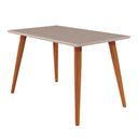 Ver imagem 2 de Conjunto Sala de Jantar Mesa Adele 130x80 cm e 4 Cadeiras Fernanda Cimol Madeira/Off White/Joli