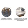 Conjunto Sala de Jantar Mesa Adele 130x80 cm e 4 Cadeiras Fernanda Cimol Madeira/Off White/Joli - 4